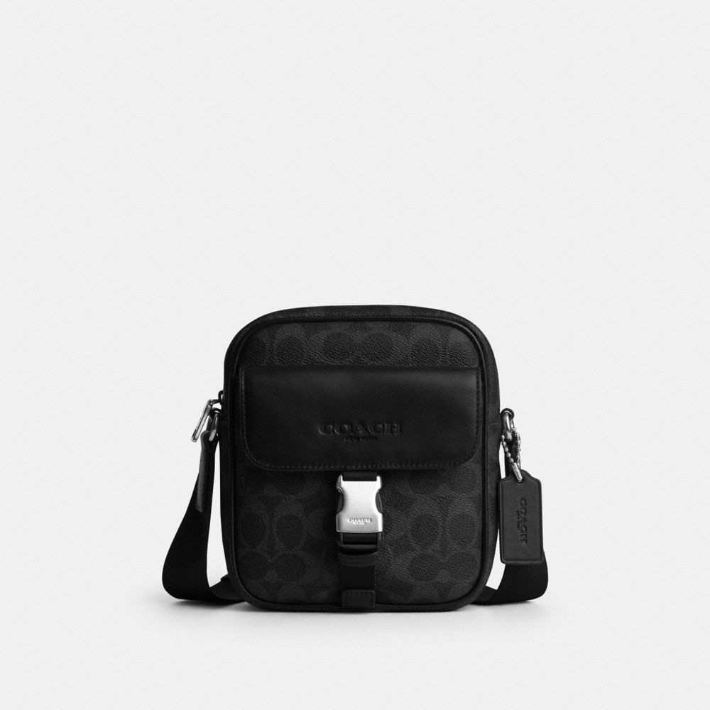 COACH®,Matthew Crossbody Bag In Signature Canvas,,Front View