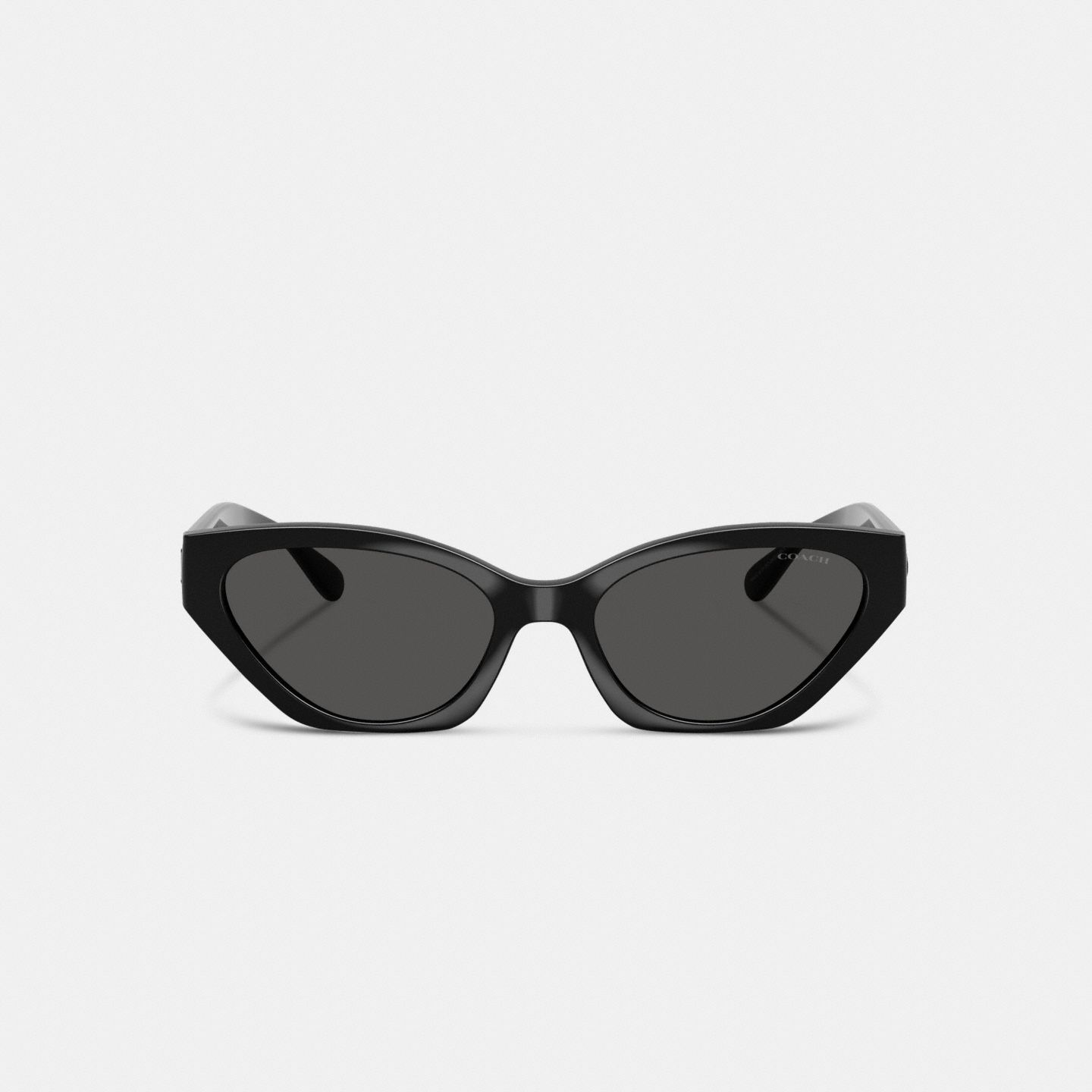 Женские солнцезащитные очки Coach Narrow Cat Eye Sunglasses, цвет: Чёрный — фото 2
