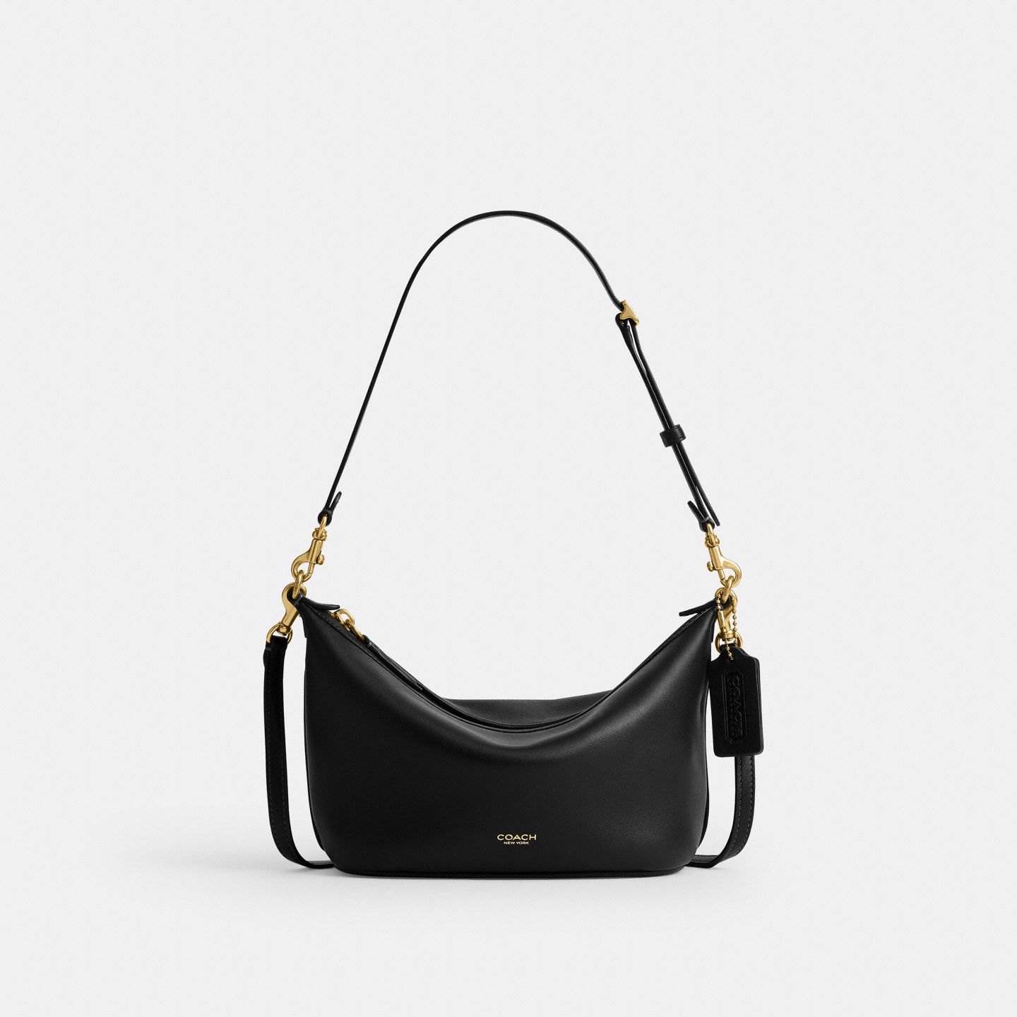 Женская сумка Coach Demi, цвет: Латунный / Чёрный — фото 1