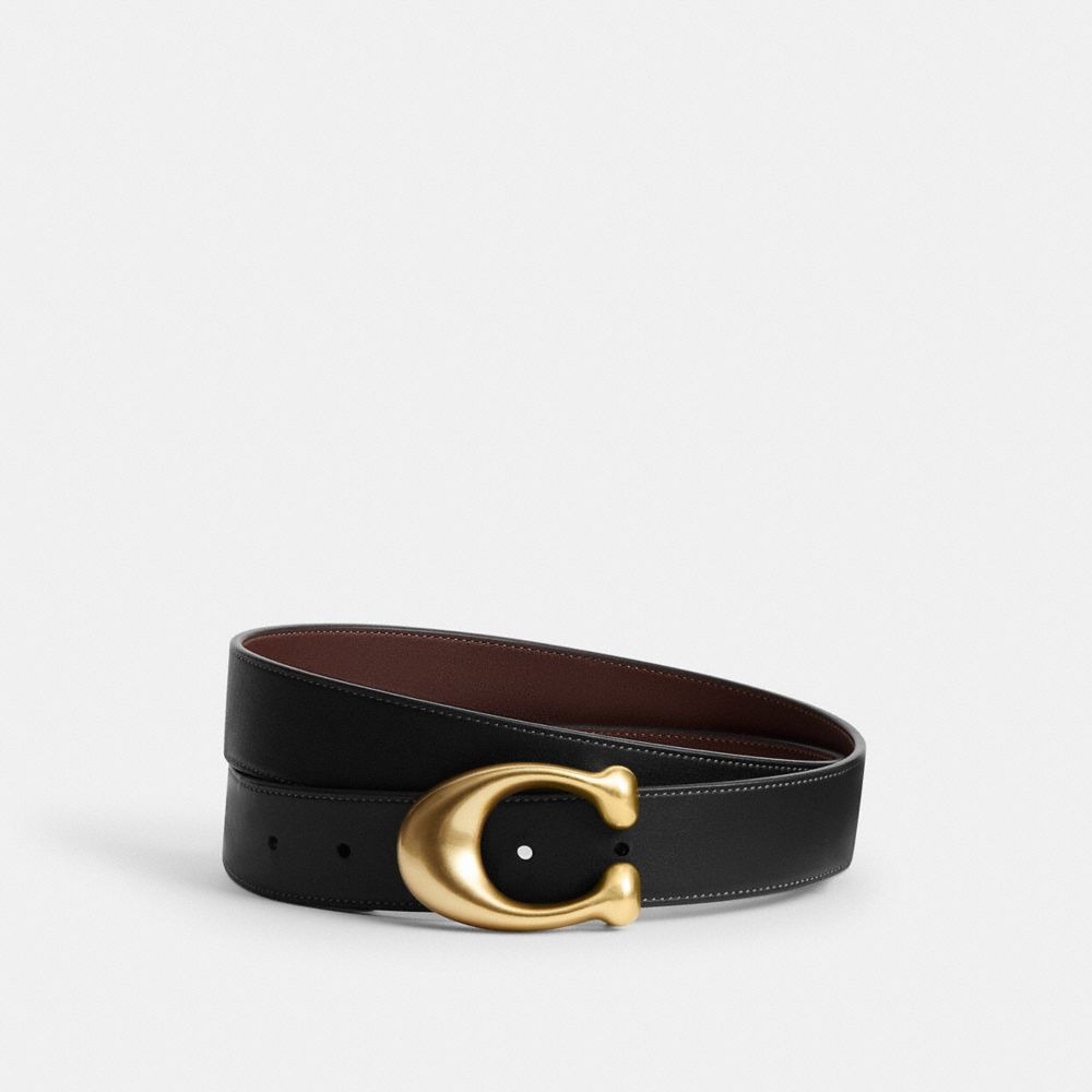 Sculpted C Buckle Reversible Belt, 32MM