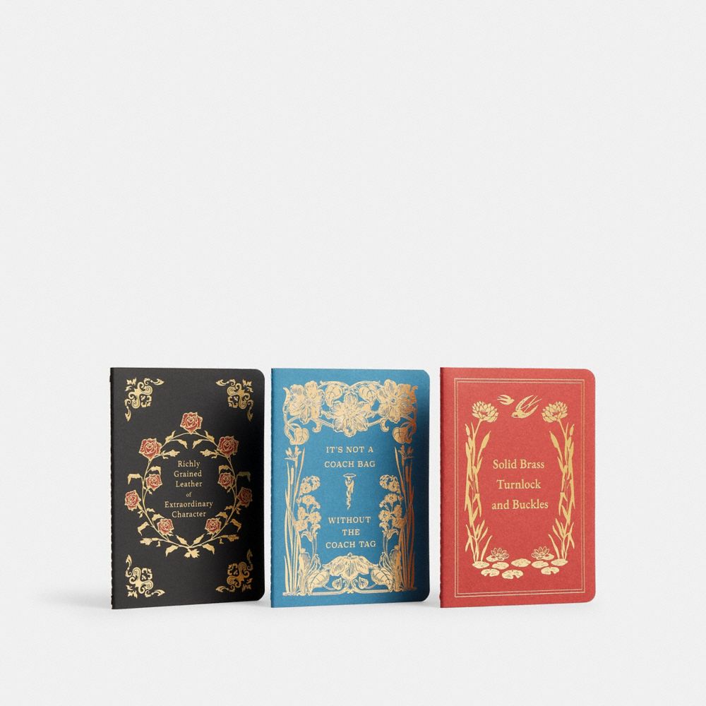 COACH®,Notebook Set,,Front View