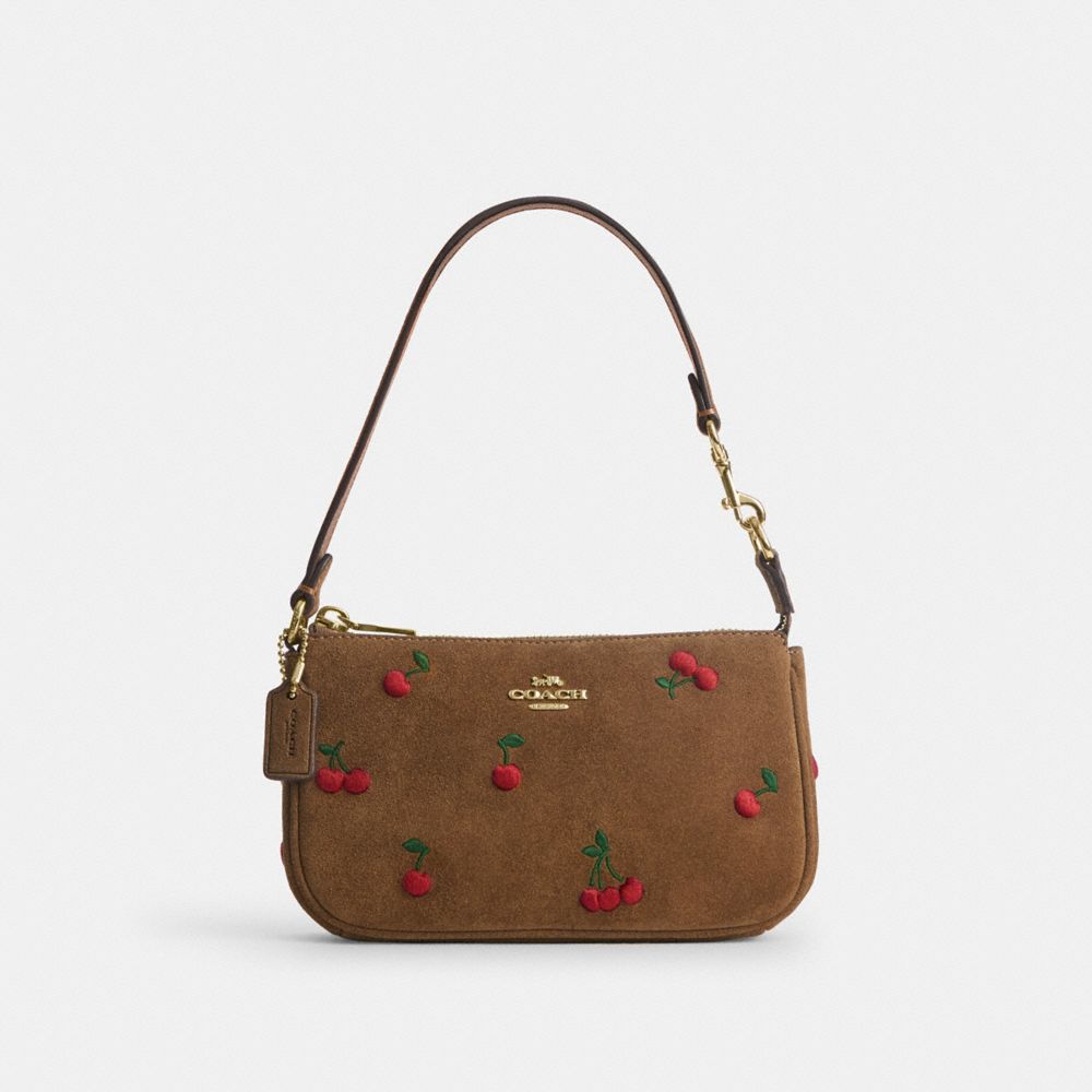 COACH®,Nolita 19 With Cherry Embroidery,,Front View