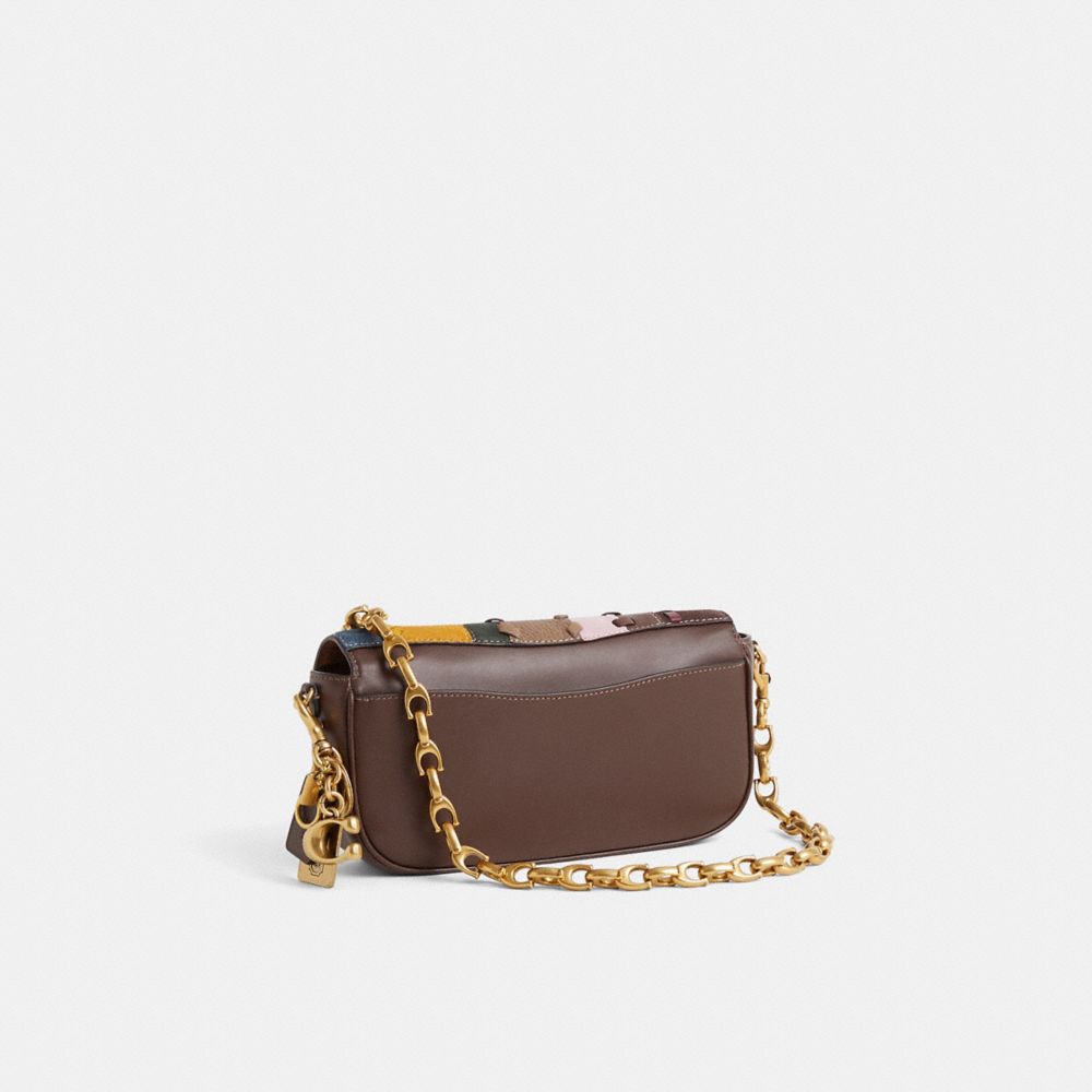 COACH®,Upcrafted Brook Flap Chain Bag,,Angle View