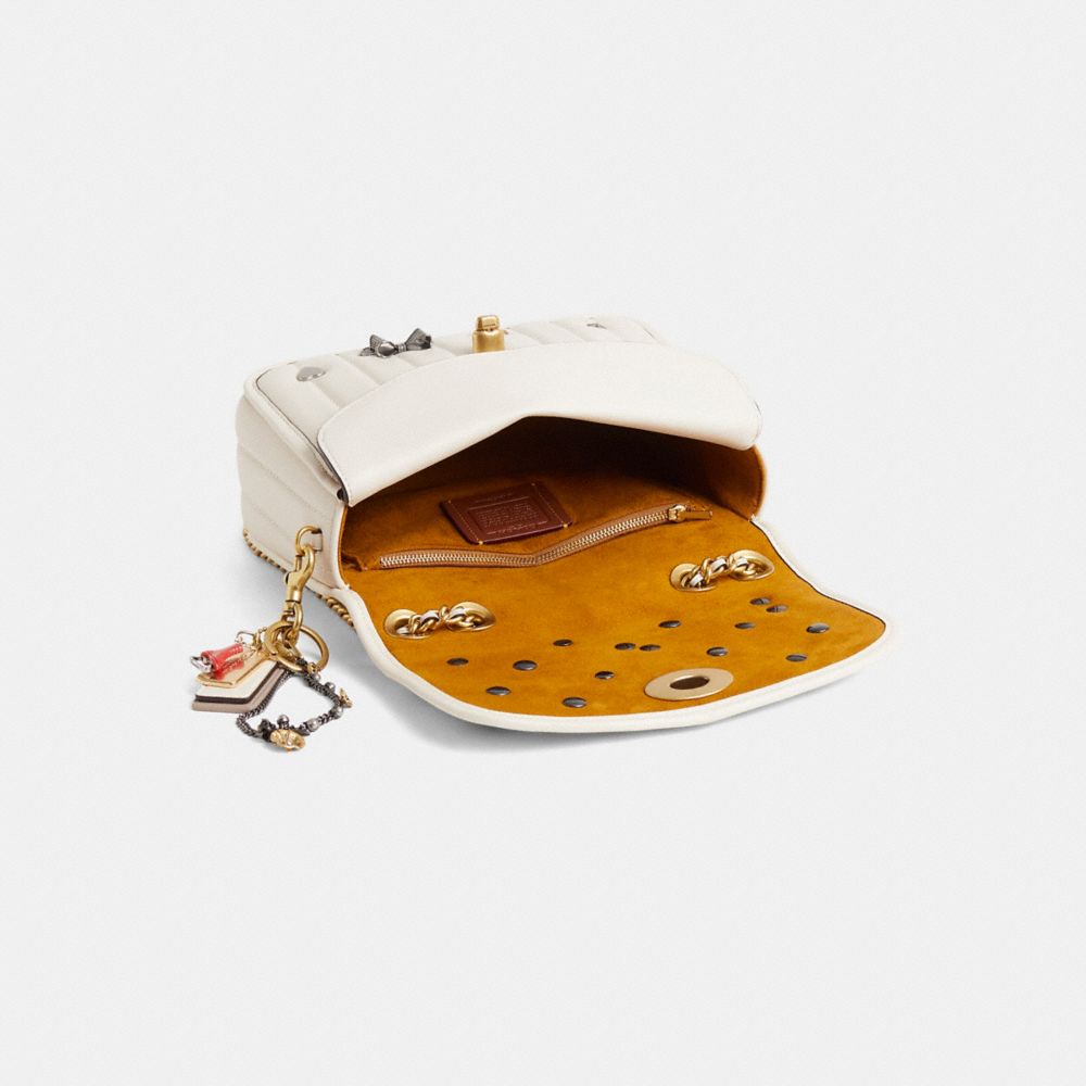 COACH®,Upcrafted Madison Shoulder Bag With Quilting,,Inside View,Top View