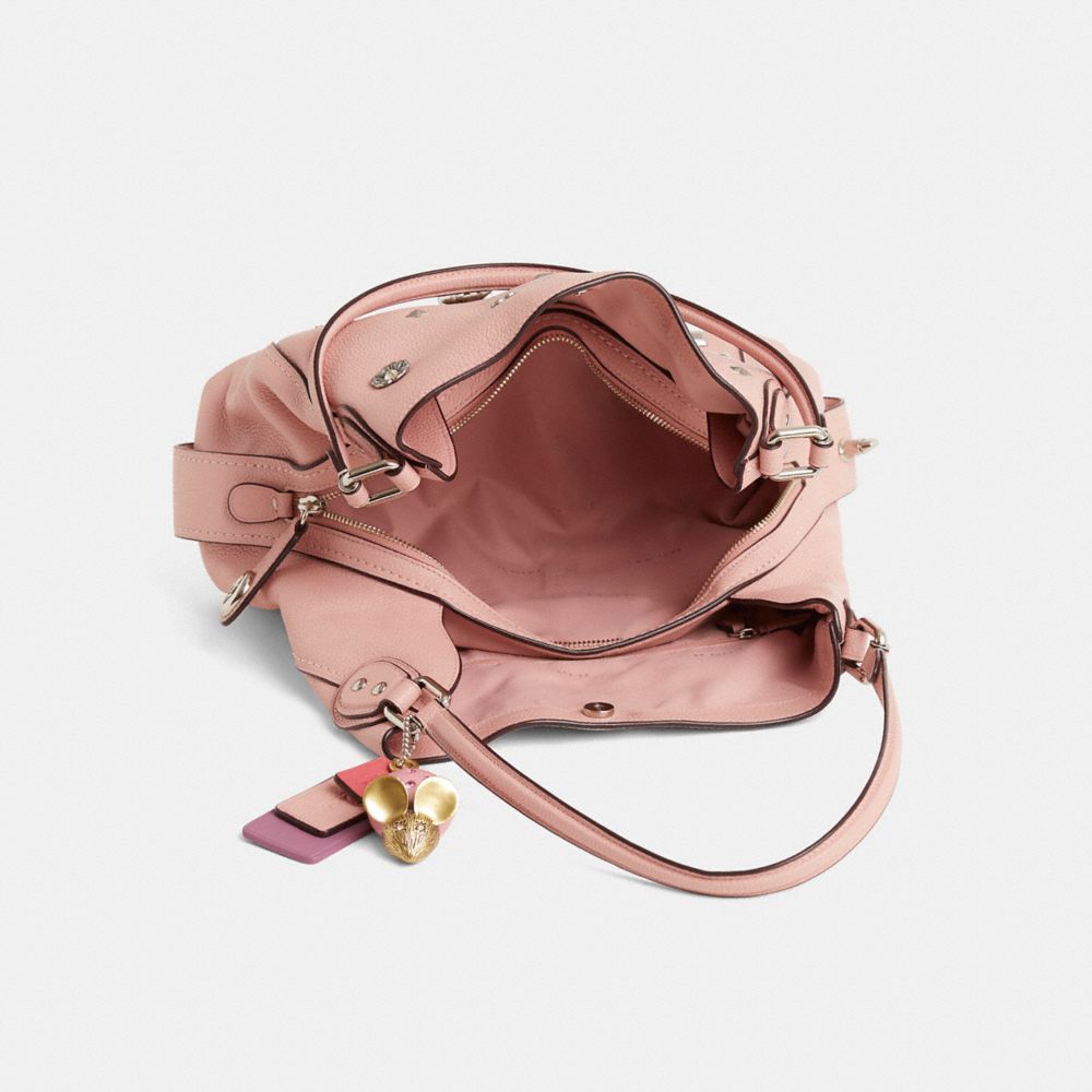 COACH®,Upcrafted Edie Shoulder Bag 31,Pink,Inside View,Top View