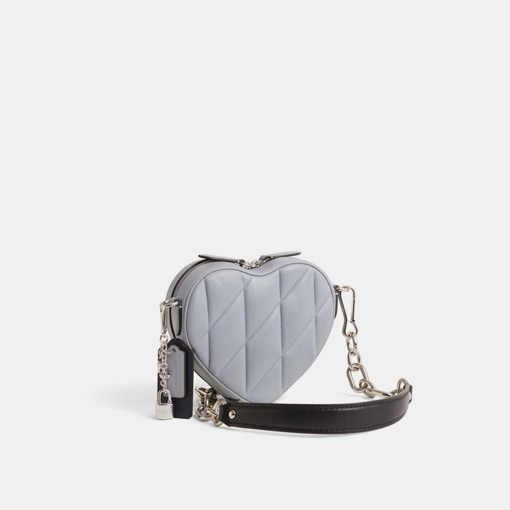 COACH®,Upcrafted Heart Crossbody Bag With Quilting,,Angle View