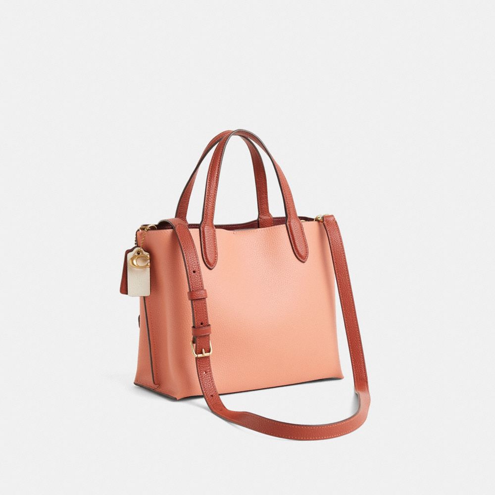 COACH®,Upcrafted Willow Tote Bag 24 In Colorblock,,Angle View