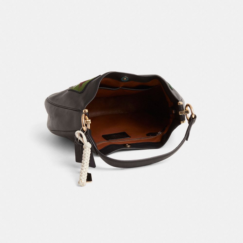 COACH®,Upcrafted Mae Hobo,,Inside View,Top View