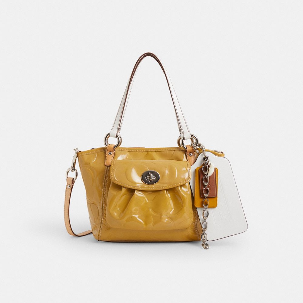 Custom Patent Small Leah Bag | COACH®