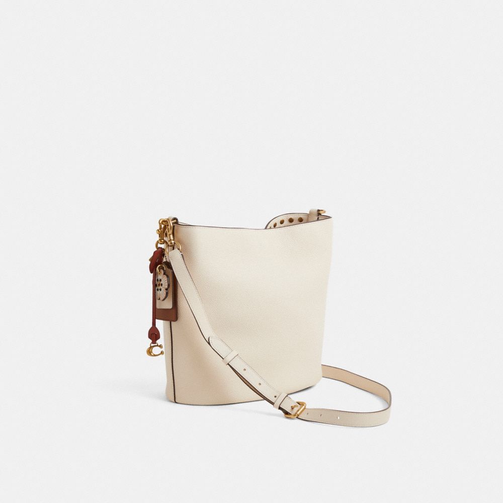 COACH®,Upcrafted Willow Soft Bucket Bag,,Angle View