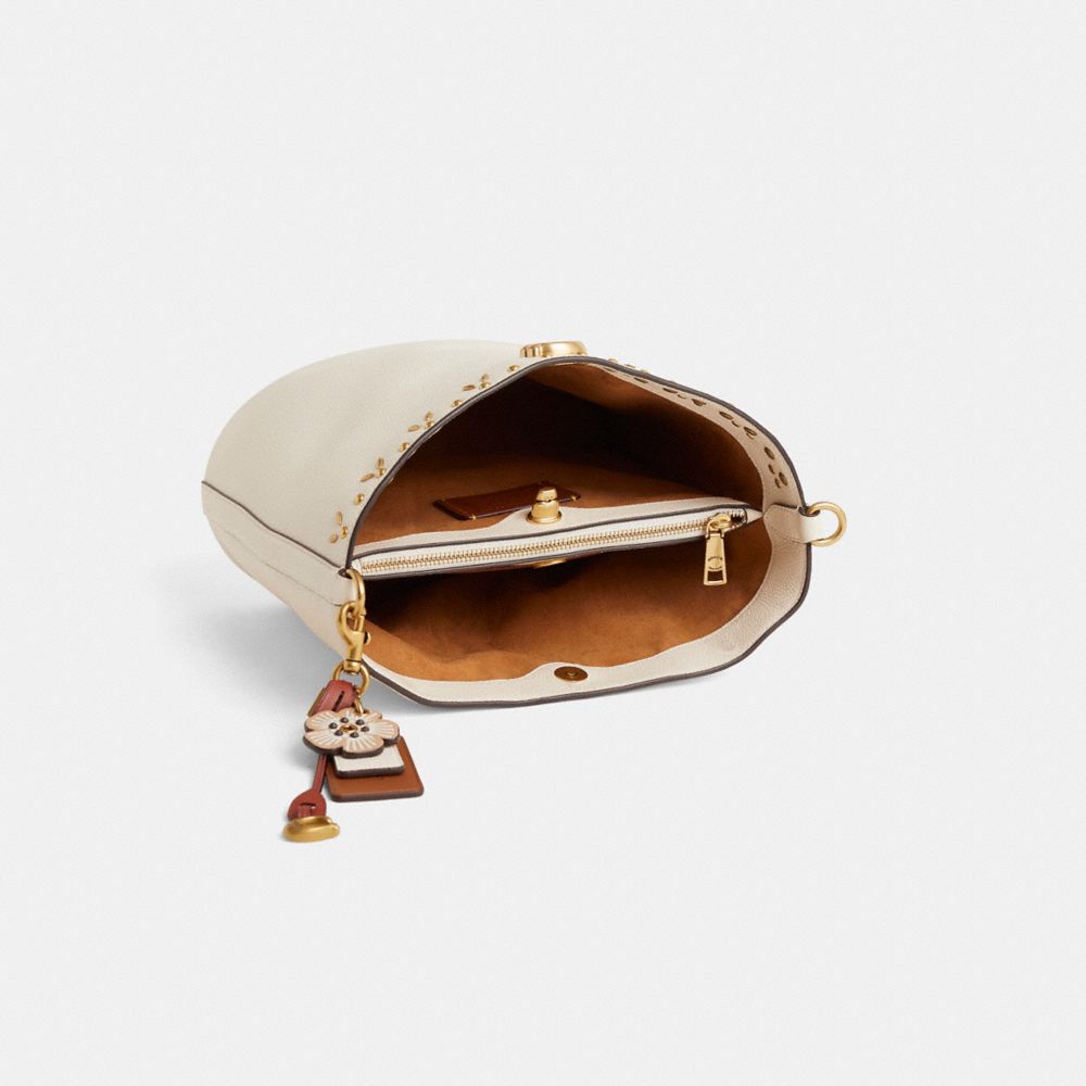 COACH®,Upcrafted Willow Soft Bucket Bag,,Inside View,Top View