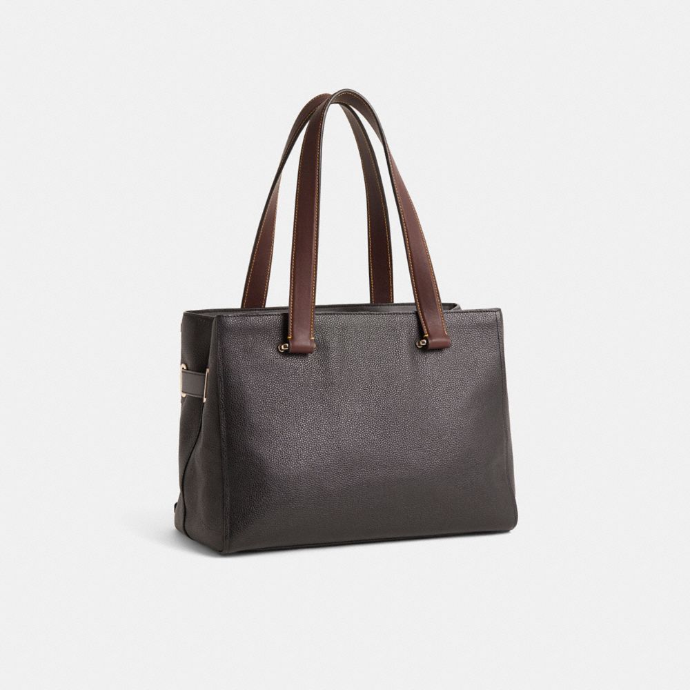 COACH®,Upcrafted Coach Swagger Carryall,,Angle View
