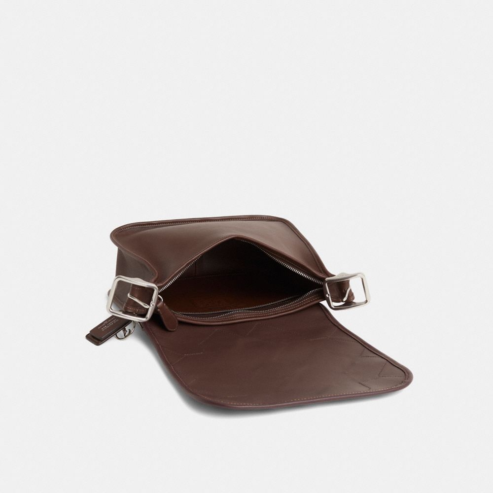 COACH®,Upcrafted Patricia Legacy Bag,Brown,Inside View,Top View