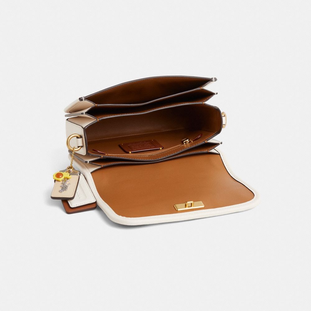 COACH®,Upcrafted Rogue Top Handle Bag,,Inside View,Top View