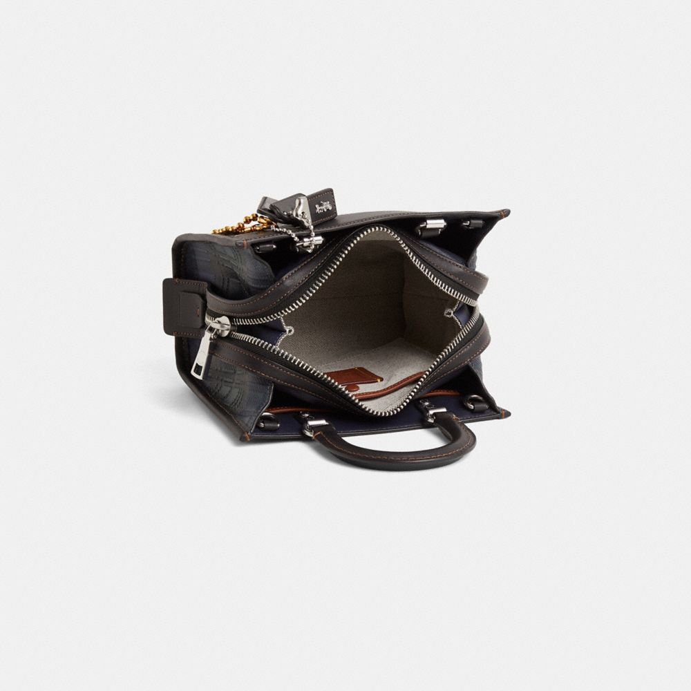 COACH®,Upcrafted Rogue 20 With Plaid Print,,Inside View,Top View