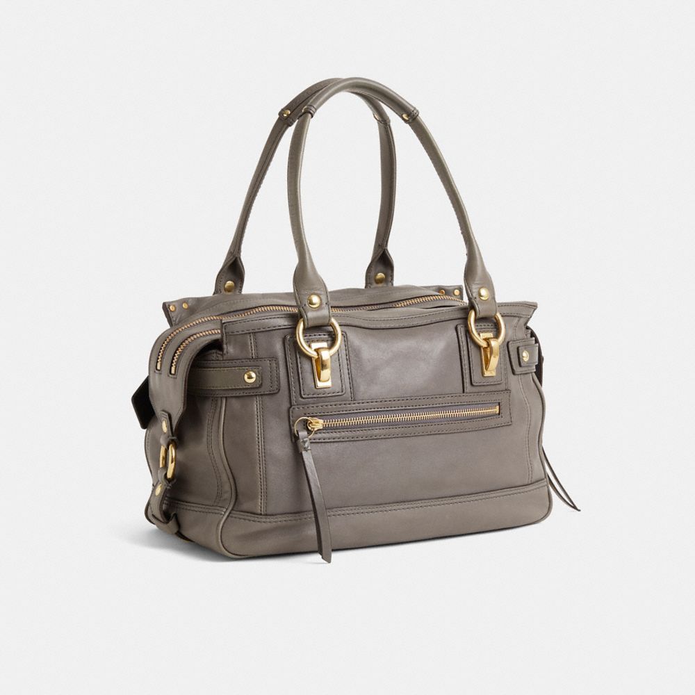 COACH®,Upcrafted Hamptons Lindsay Satchel,,Angle View