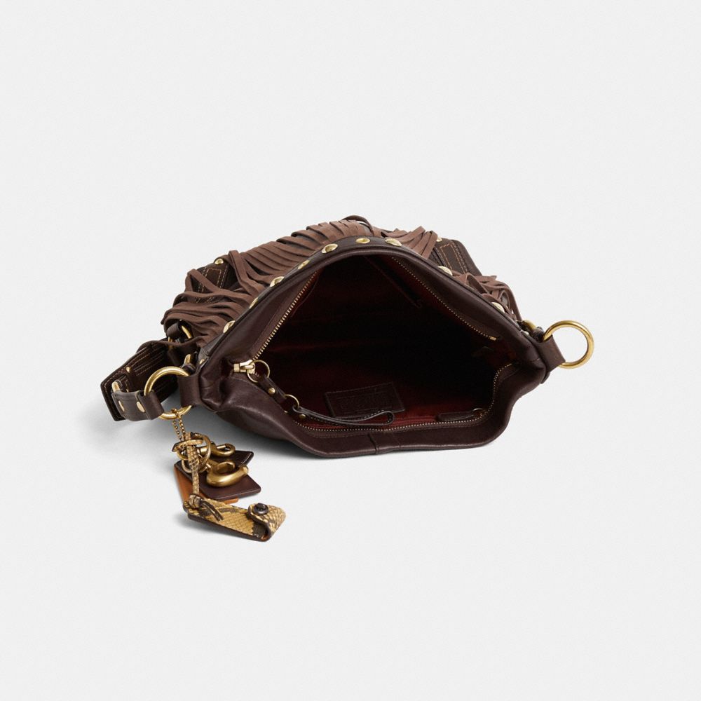COACH®,Upcrafted Leather Carly Bag,,Inside View,Top View
