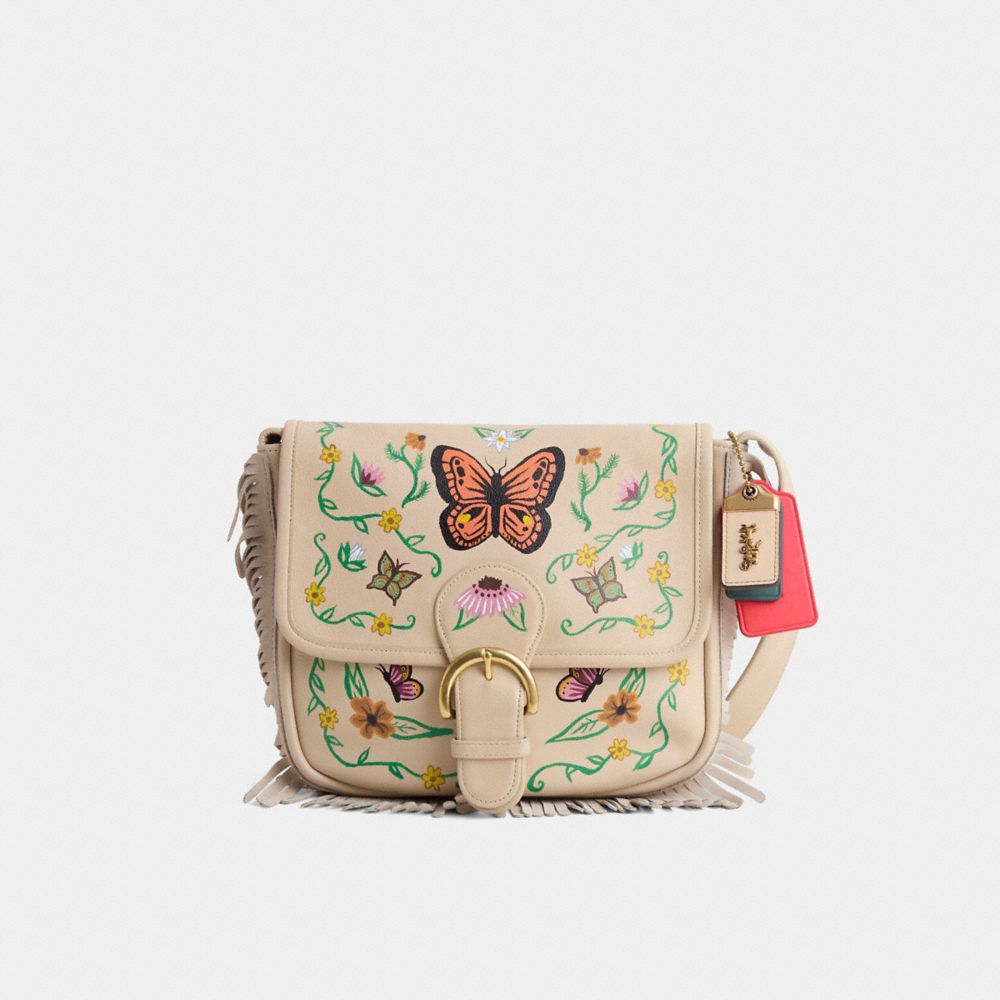 COACH®,Upcrafted Vintage Soho Bedford Flap,,Front View