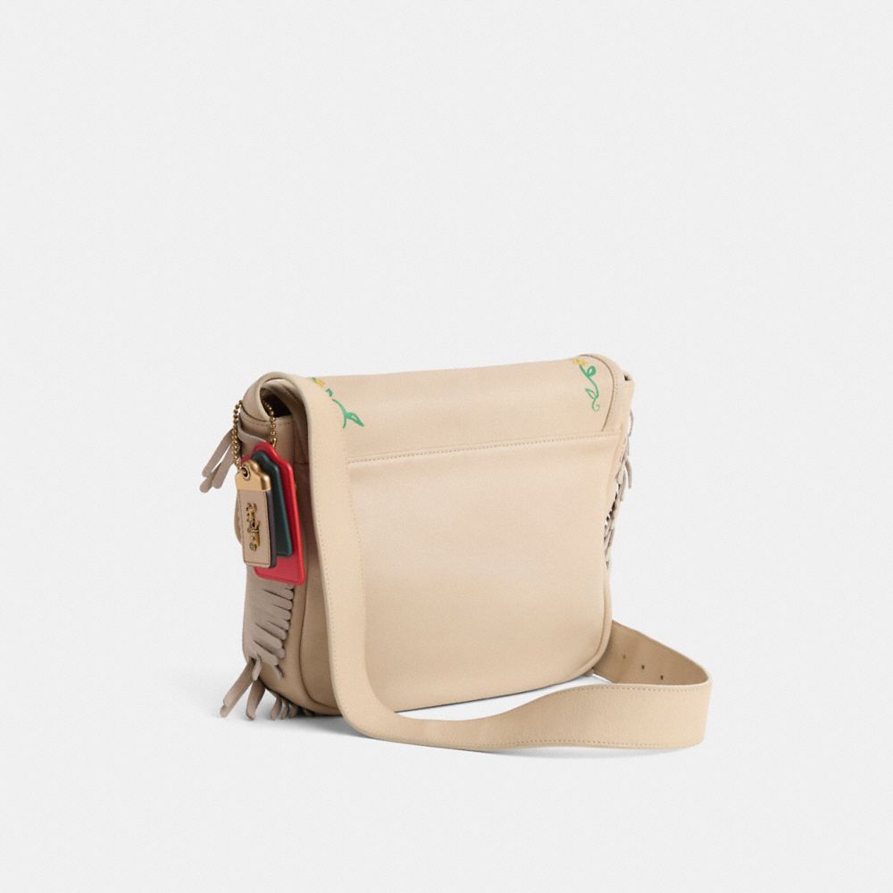 COACH®,Upcrafted Vintage Soho Bedford Flap,,Angle View