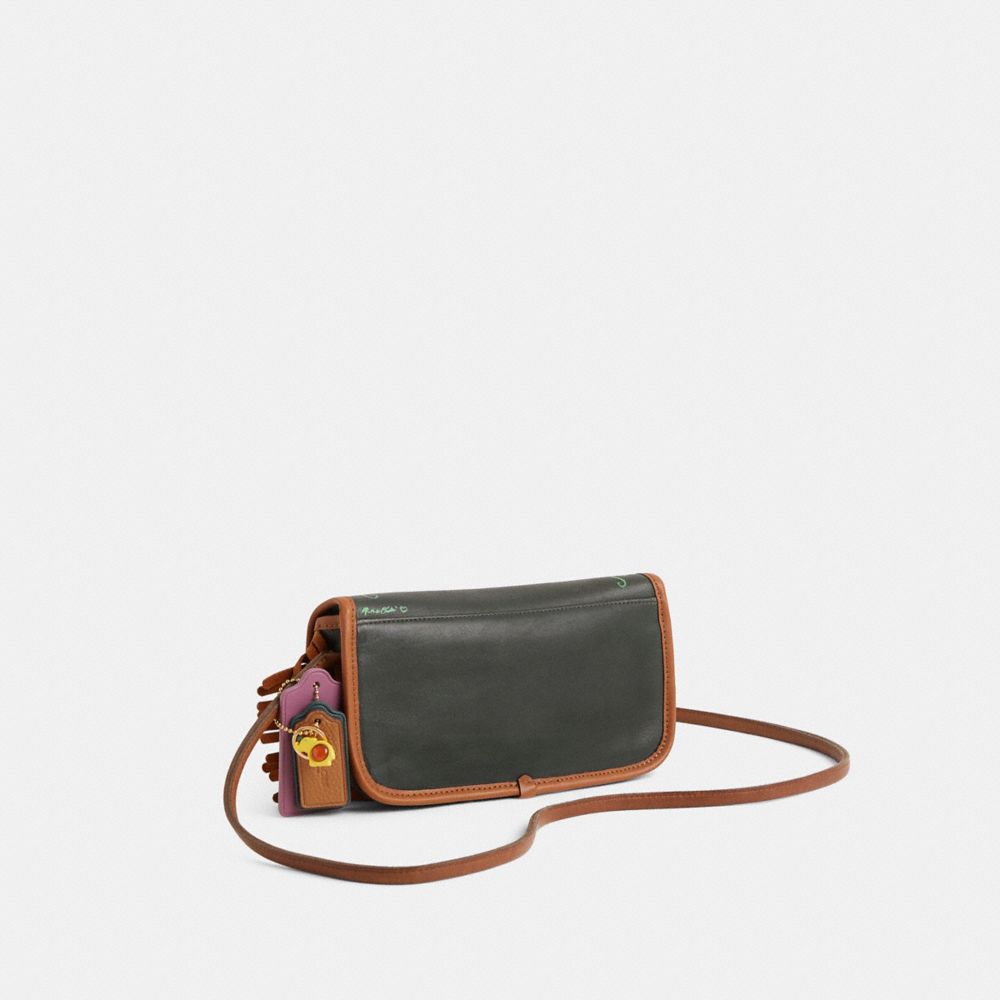 COACH®,Upcrafted Vintage Dinky Bag Spectator,Multi Color,Angle View