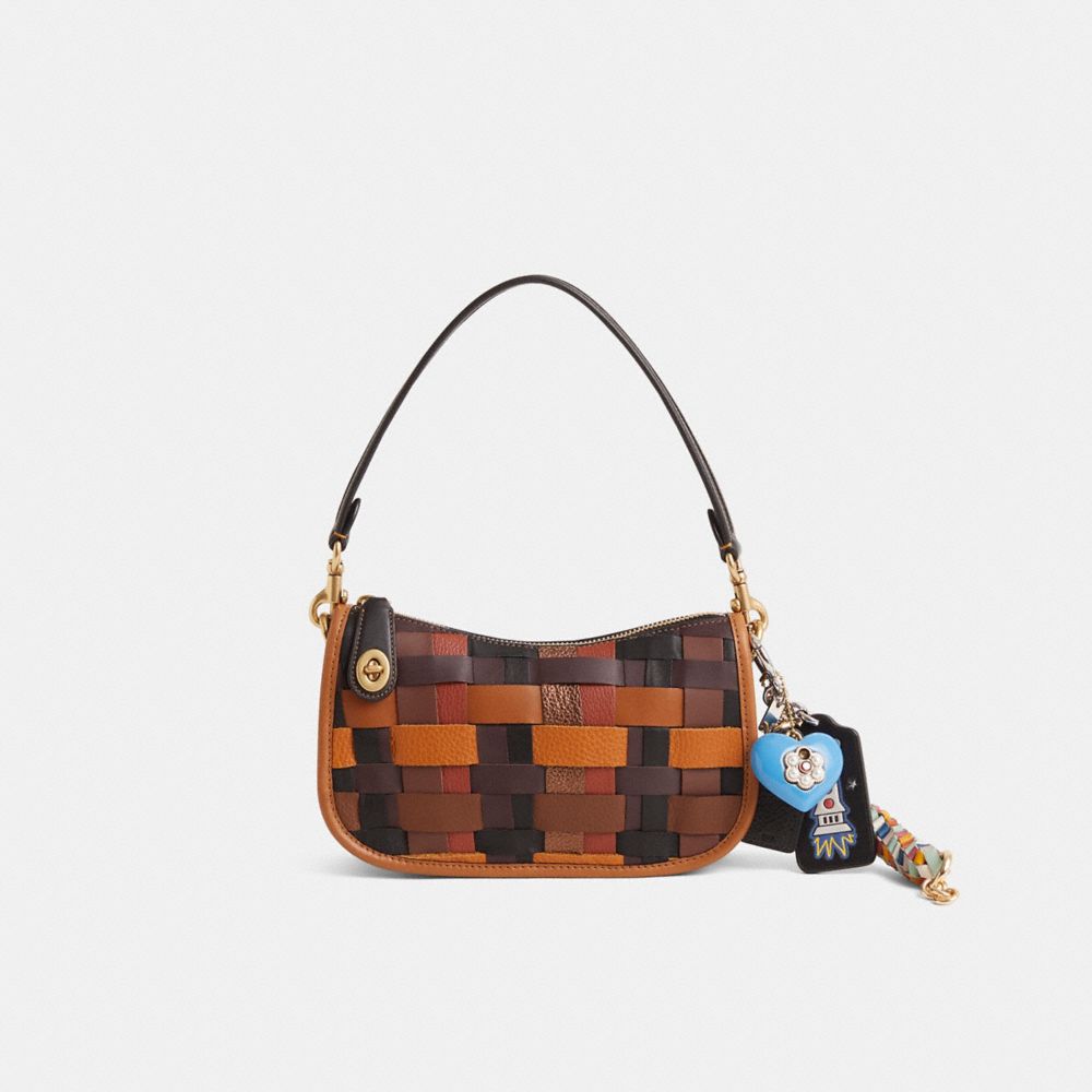 COACH®,Upcrafted Swinger Bag,,Front View