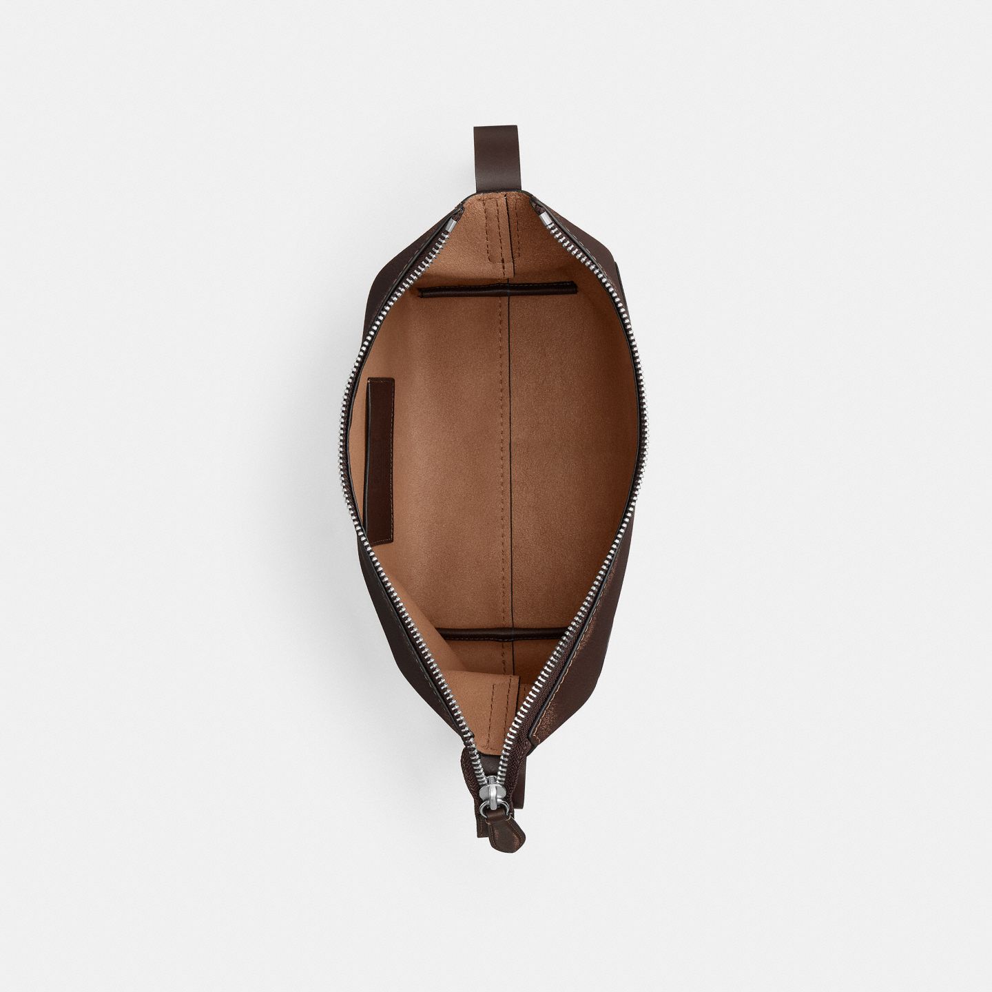 Мужская сумка Coach Mott Sling Bag 22 In Loved Leather With Stickers, цвет: Кленовый — фото 3