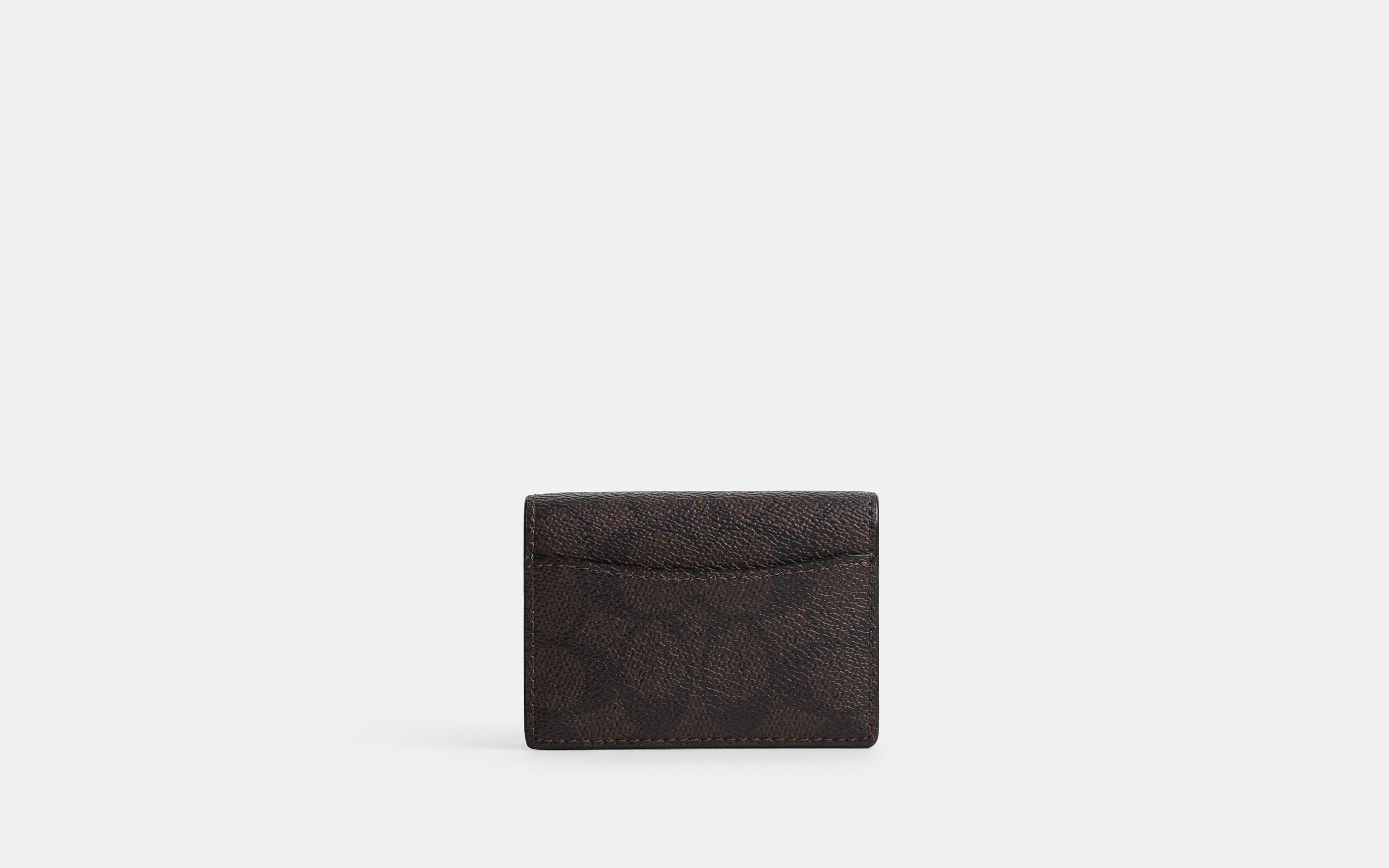 Card Case With Charms Signature Canvas