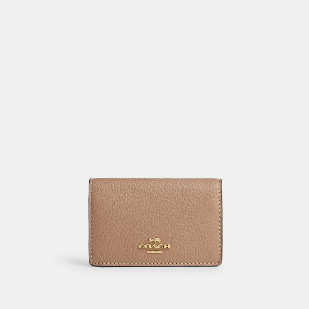 COACH®, ビジネス カード ケース, カードケース&パスケース,ﾄｰﾌﾟ,Front View