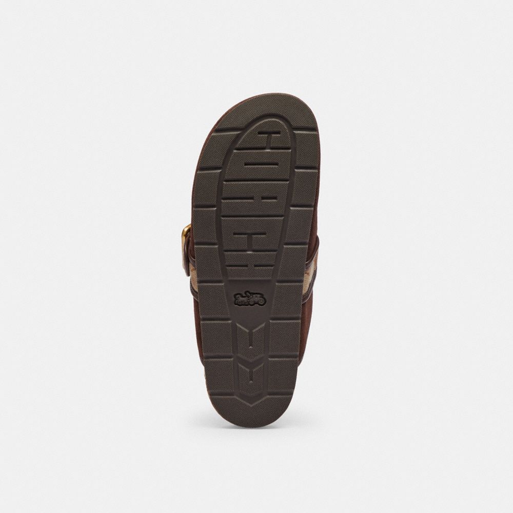 Archival Buckle Clog With Signature Jacquard