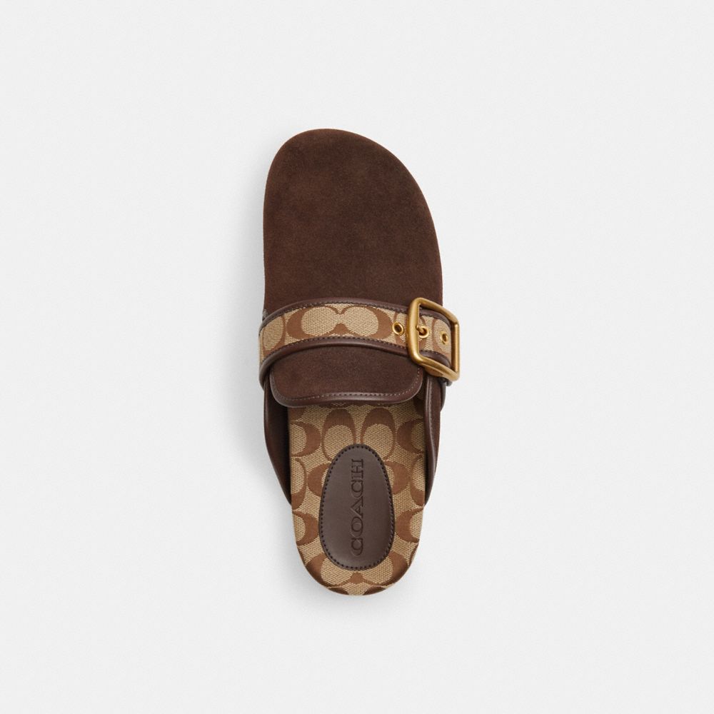 Archival Buckle Clog With Signature Jacquard
