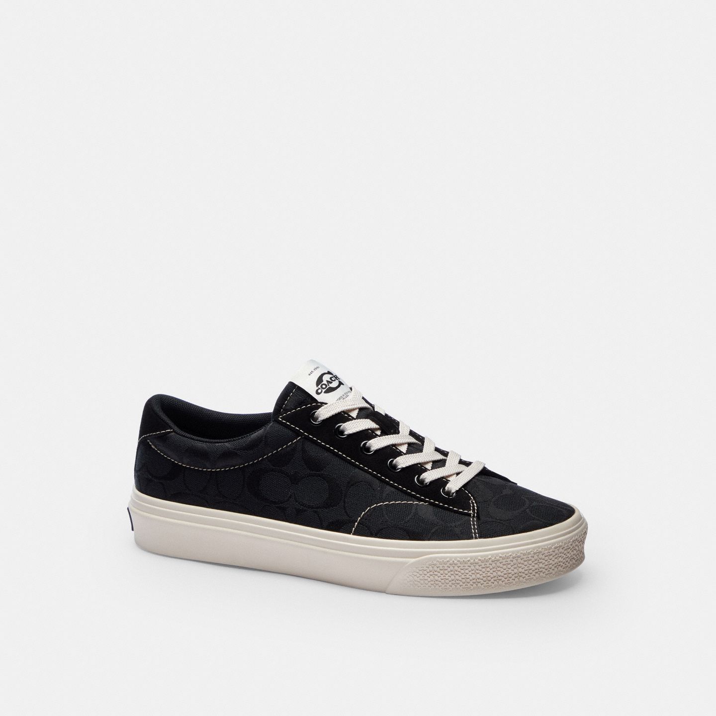 Женские кроссовки Coach Skate, цвет: Чёрный / Меловой — фото 1