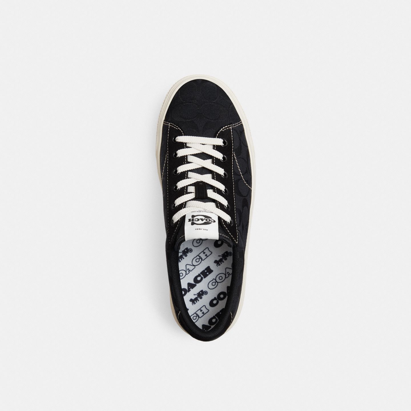 Женские кроссовки Coach Skate, цвет: Чёрный / Меловой — фото 3