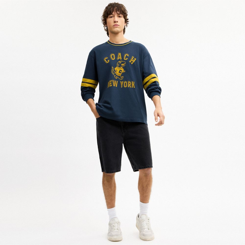 レキシー マスコット クラシック ロング スリーブ Tシャツ・オーガニック コットン 4
