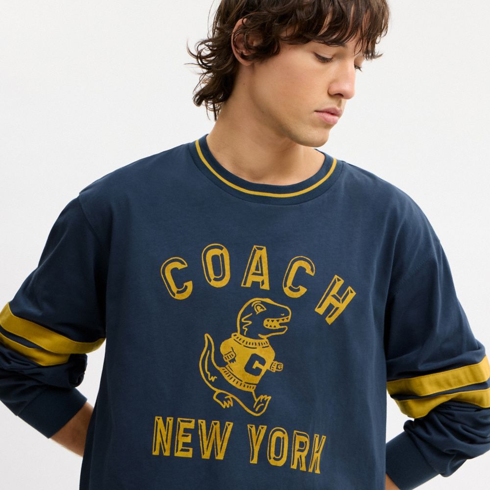 レキシー マスコット クラシック ロング スリーブ Tシャツ・オーガニック コットン 2