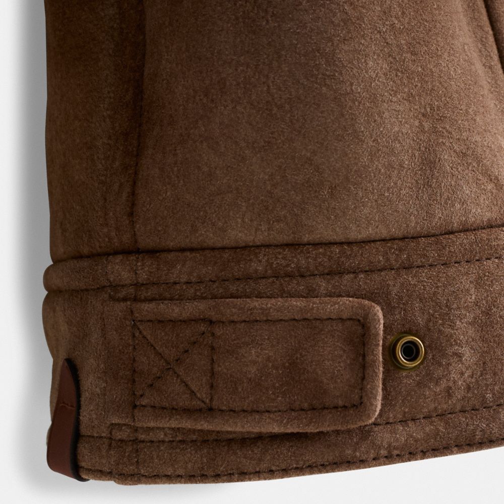 Restored Shearling Trucker Jacket