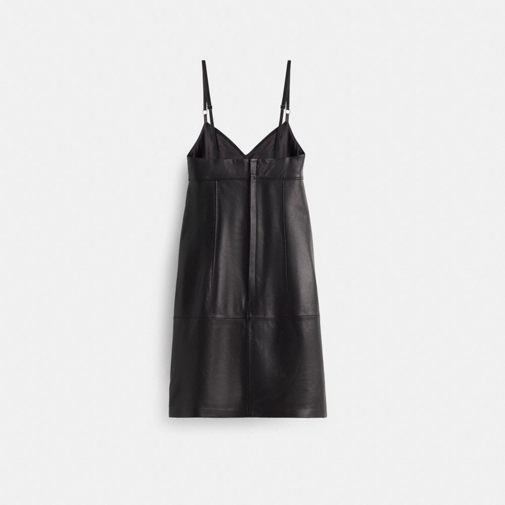 black and white leather dress Restored Short | Ready to Wear | Coach long embroidered dress