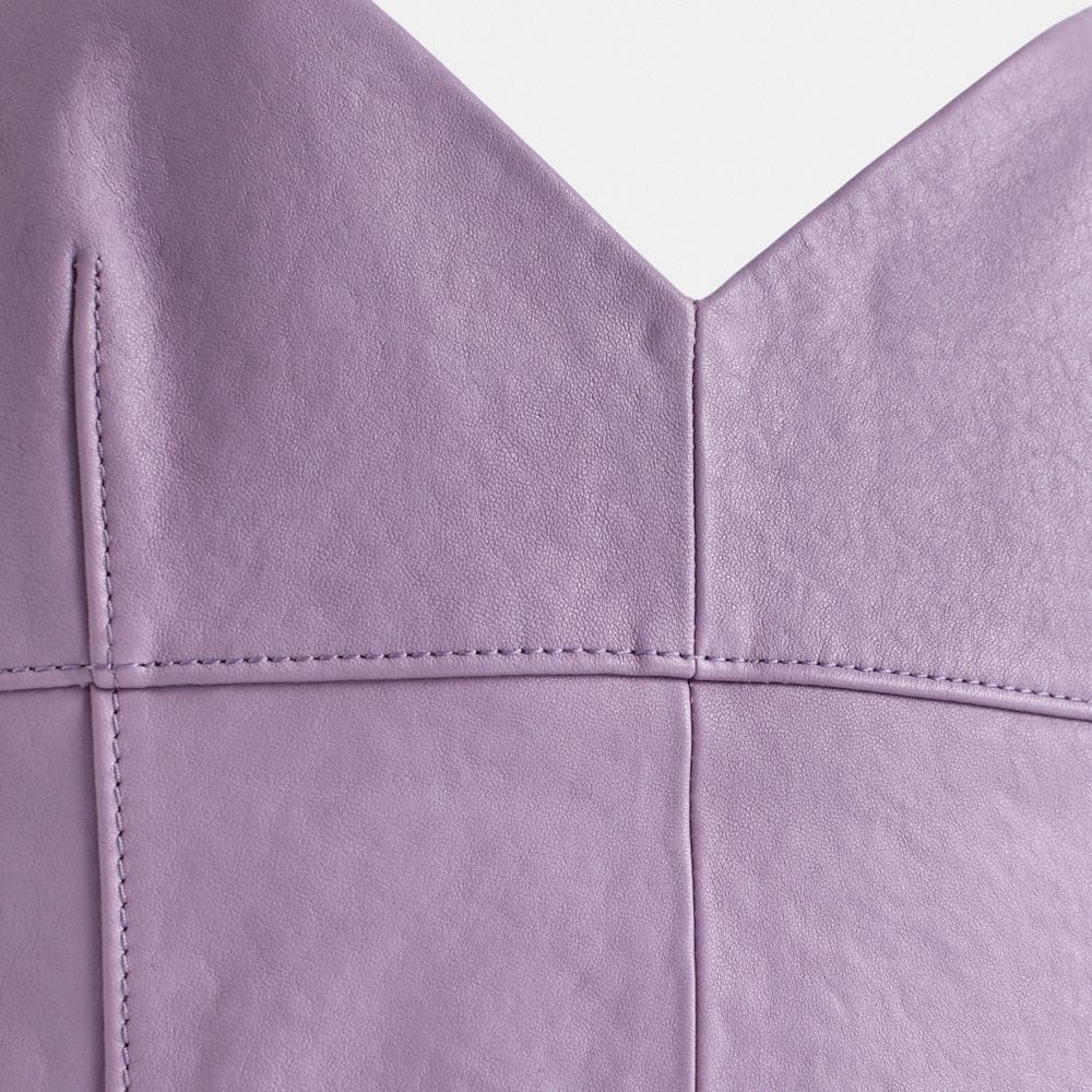 COACH®,Restored Short Leather Dress,Lavender,Scale View