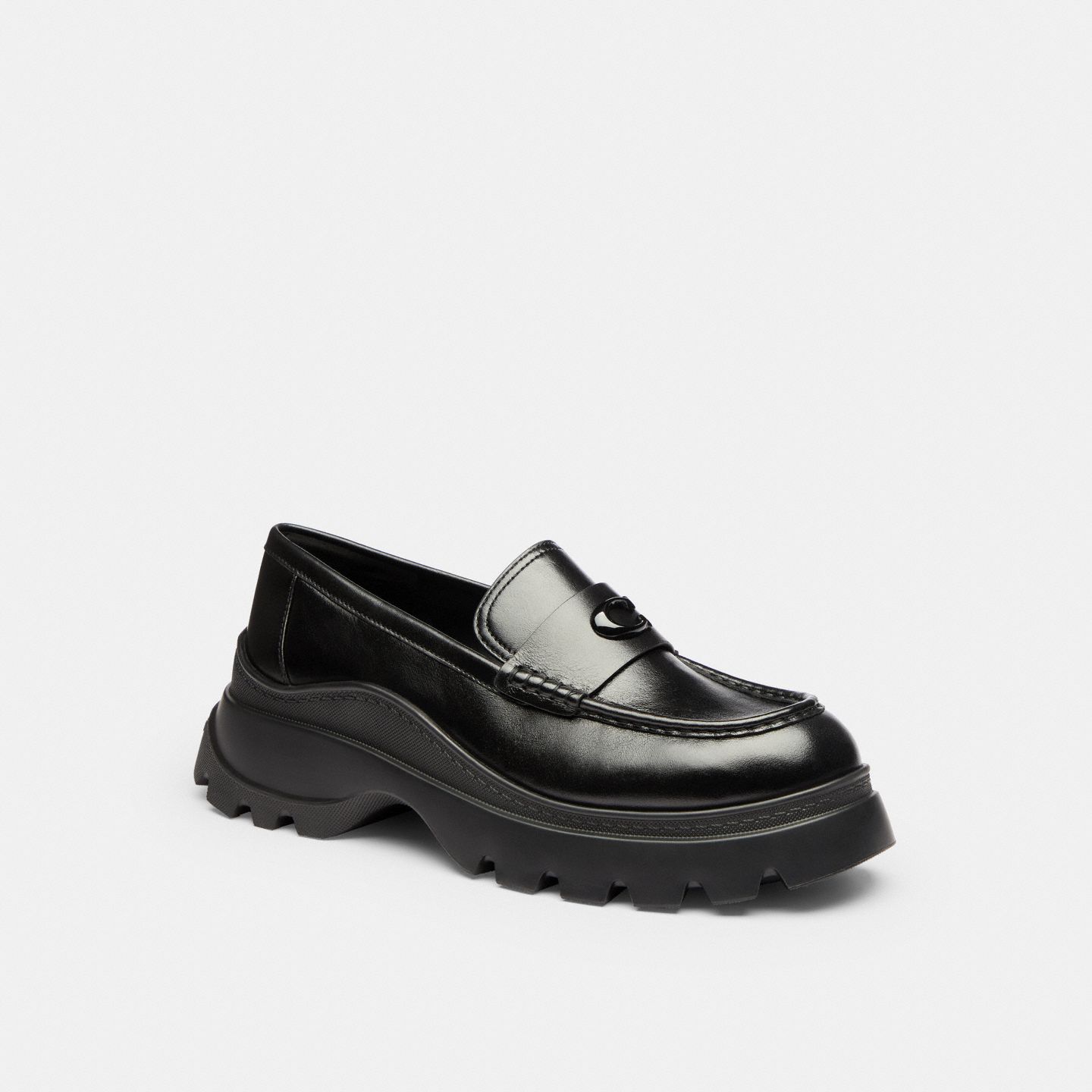 Женские туфли Coach Sport Loafer, цвет: Чёрный — фото 1