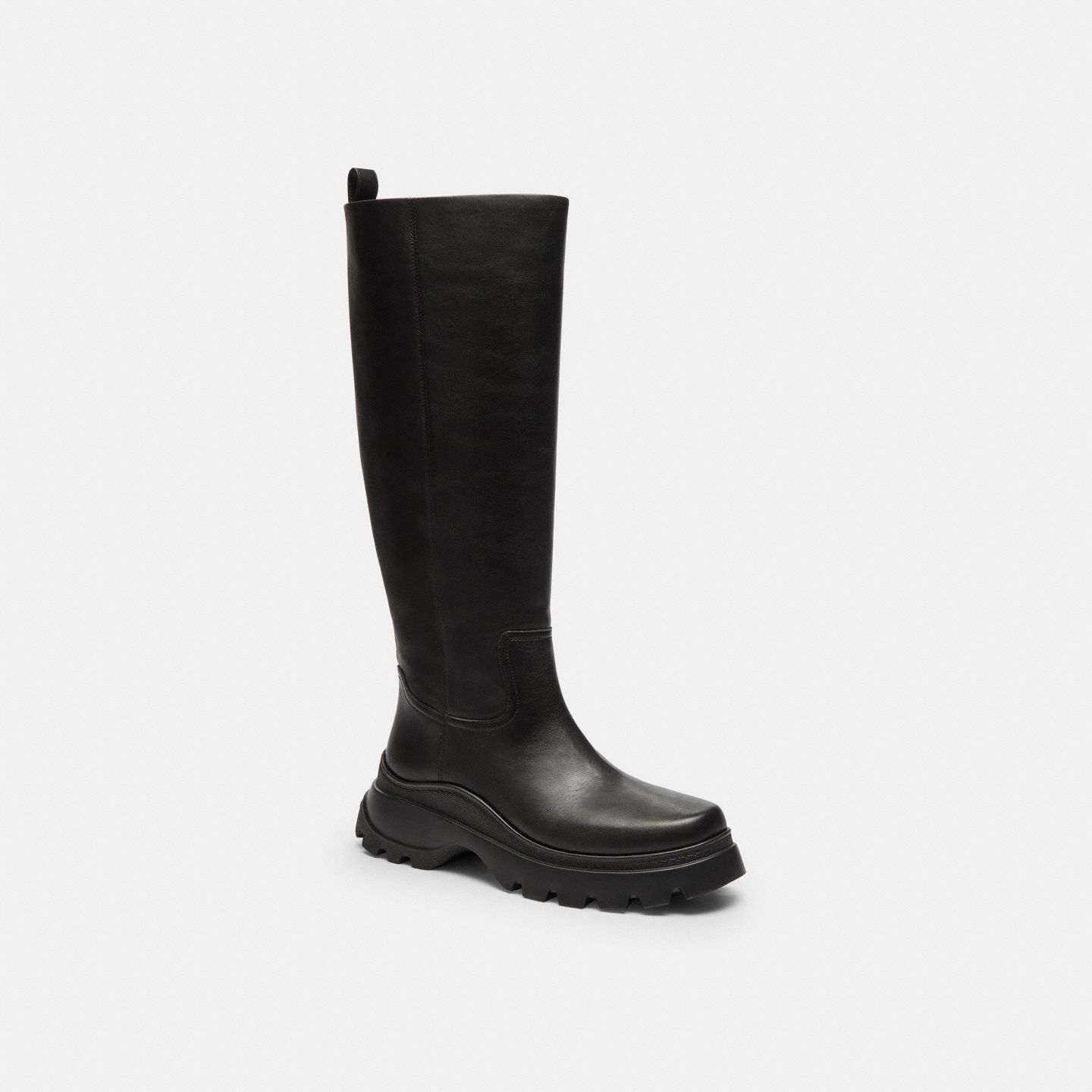 Женские ботинки Coach Tall Sport Boot, цвет: Чёрный — фото 1