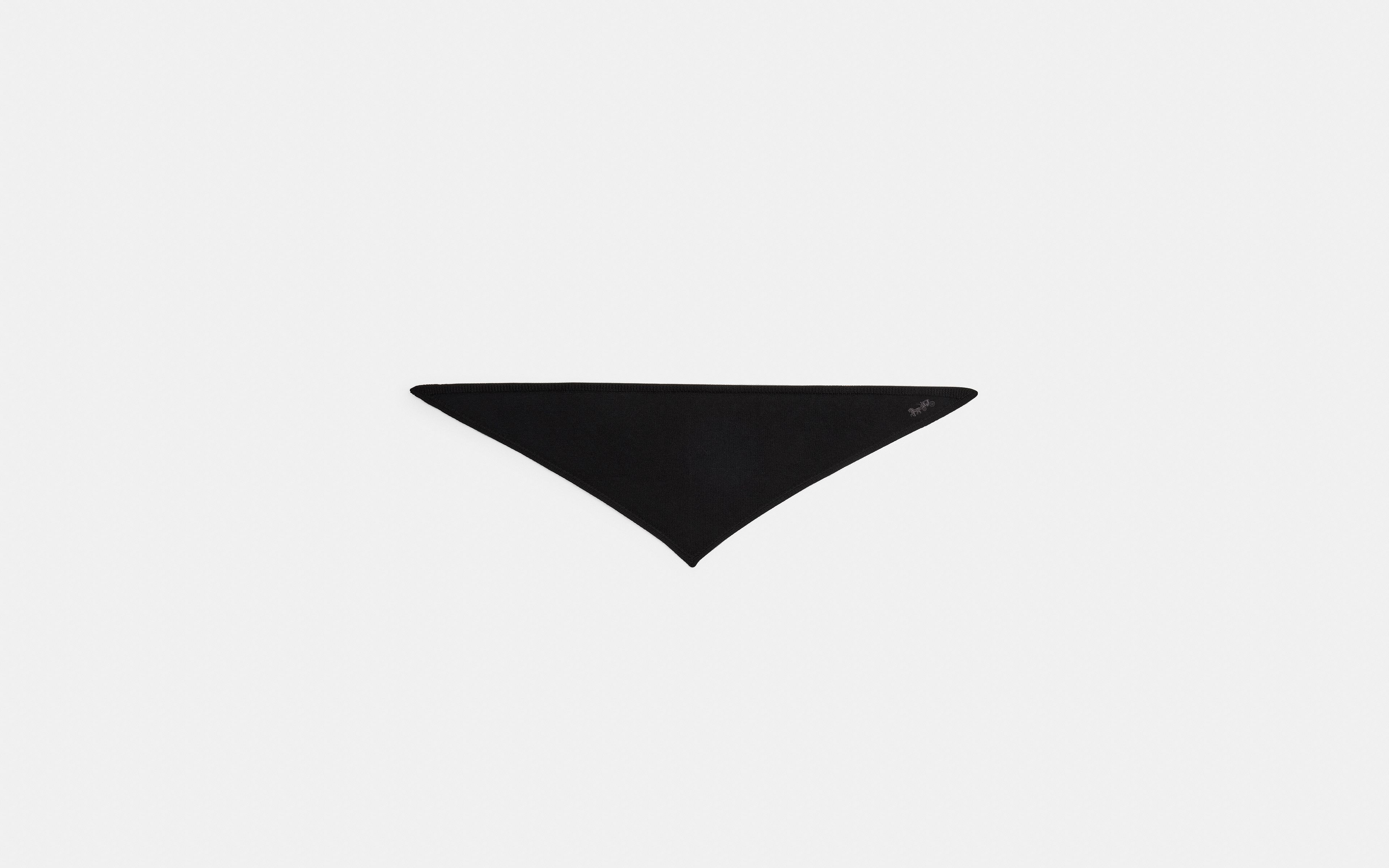 Knit Triangle Scarf