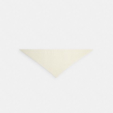 Женский шарф Coach Cashmere Knit Small Triangle, цвет: Меловой