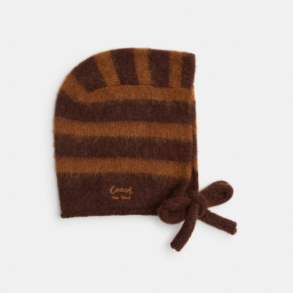 COACH®,Knit Bonnet,,Front View