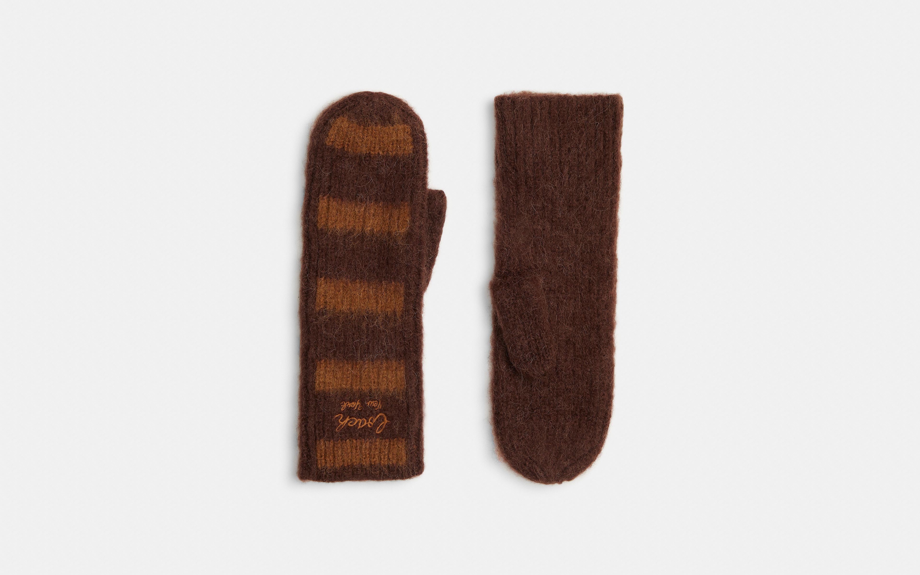 Knit Long Mittens