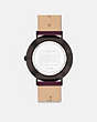 COACH®,CHARLES WATCH, 41MM,Bordeaux,Back View