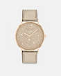 COACH®,PERRY WATCH, 36MM,Metallic Gold,Front View