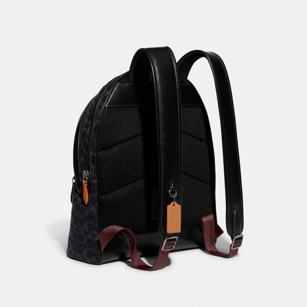 Charter Backpack In Signature Denim