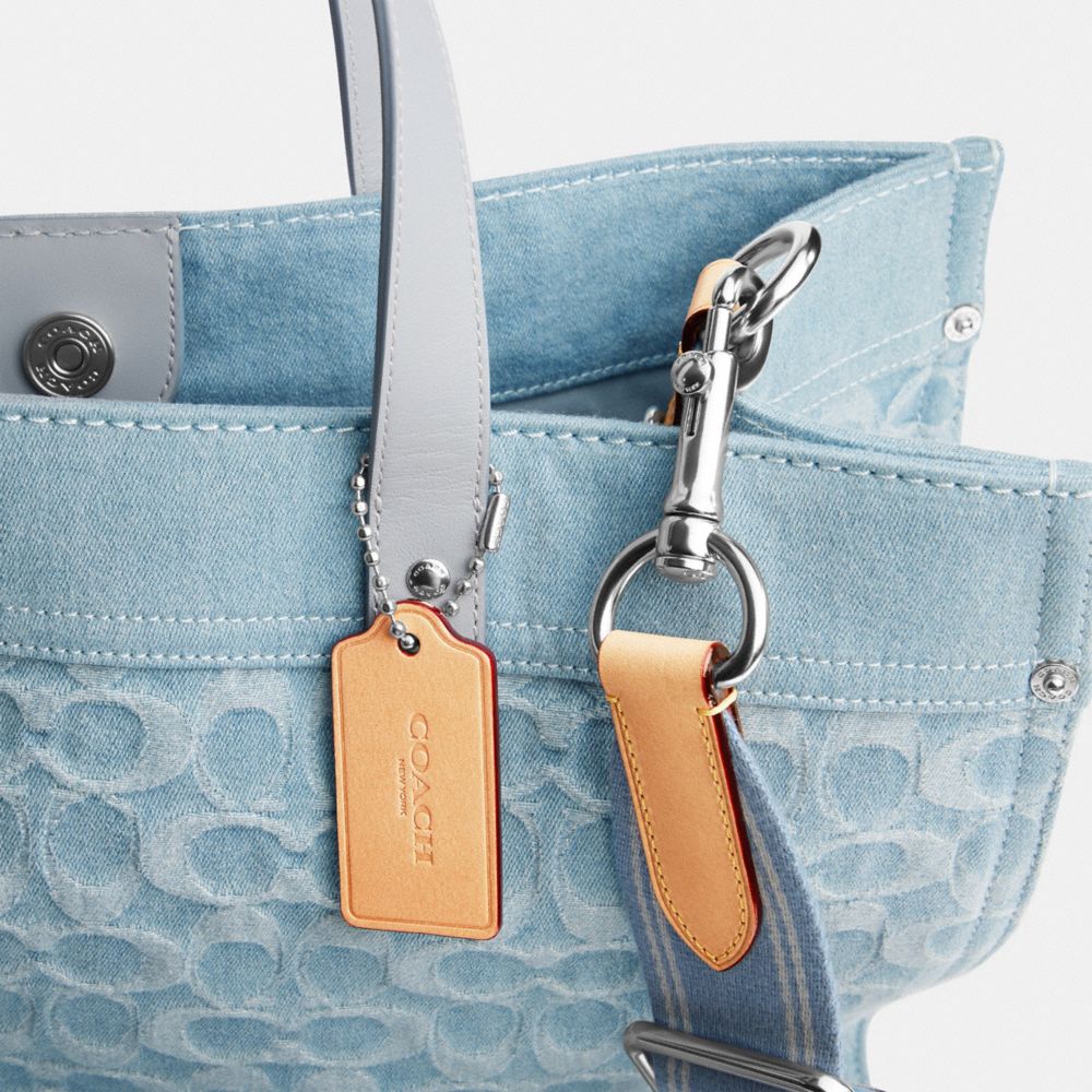 COACH®  Field Tote In Signature Denim