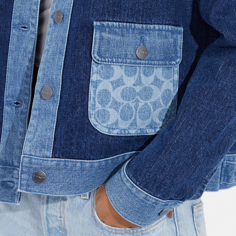 Signature Printed Denim Jacket