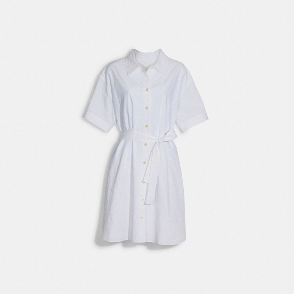 COACH® | Wrinkled Button Down Dress