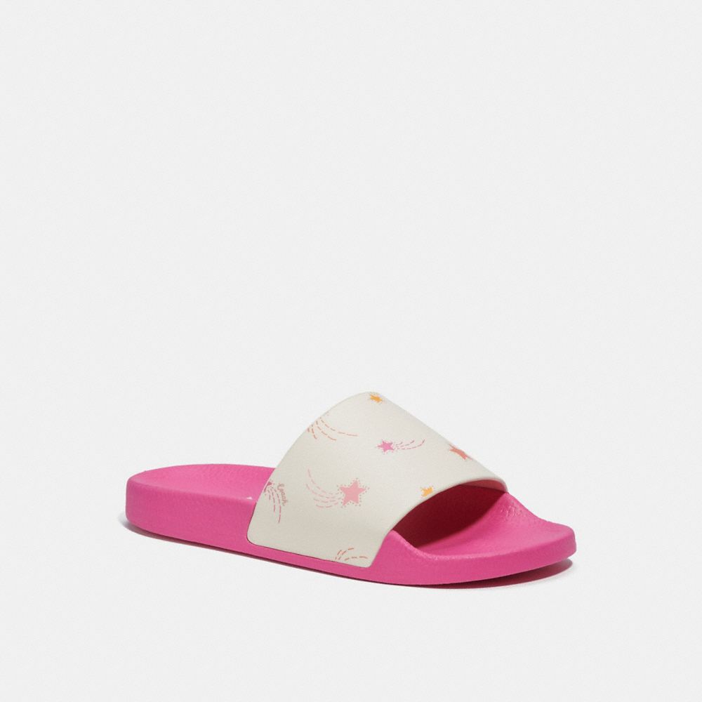 Coach pink slides new arrivals